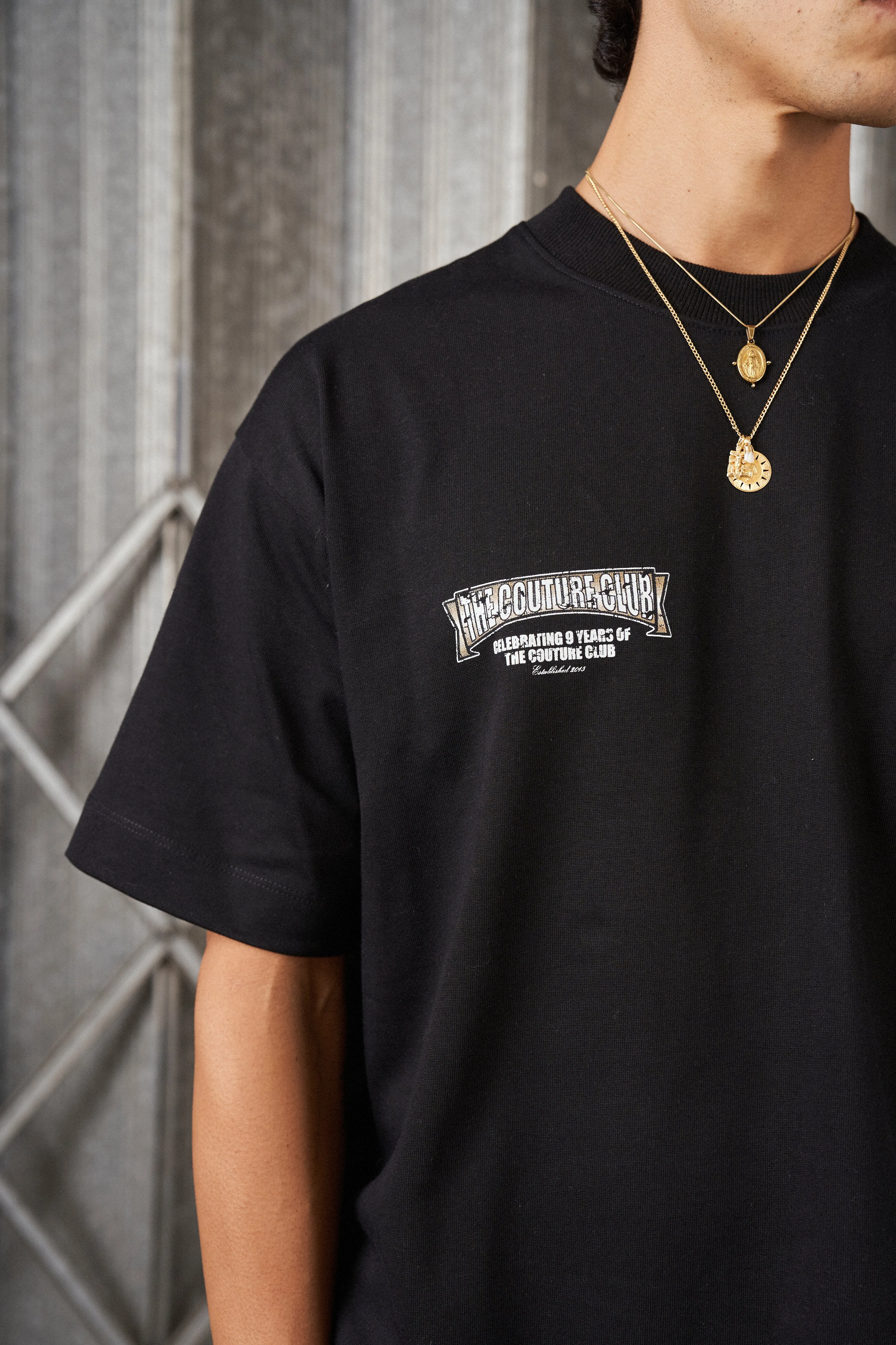 9TH ANNIVERSARY T-SHIRT - BLACK
