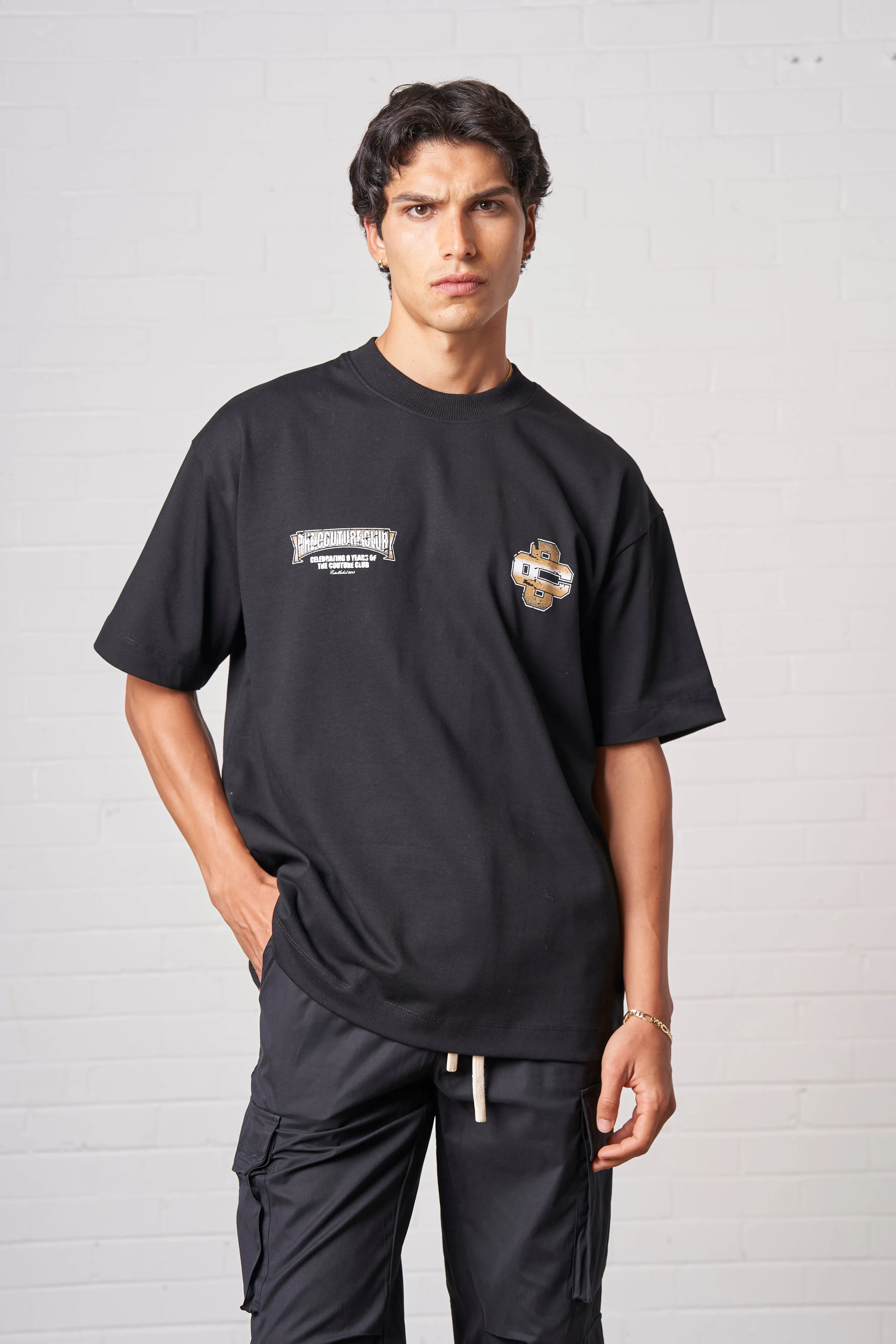 9TH ANNIVERSARY T-SHIRT - BLACK