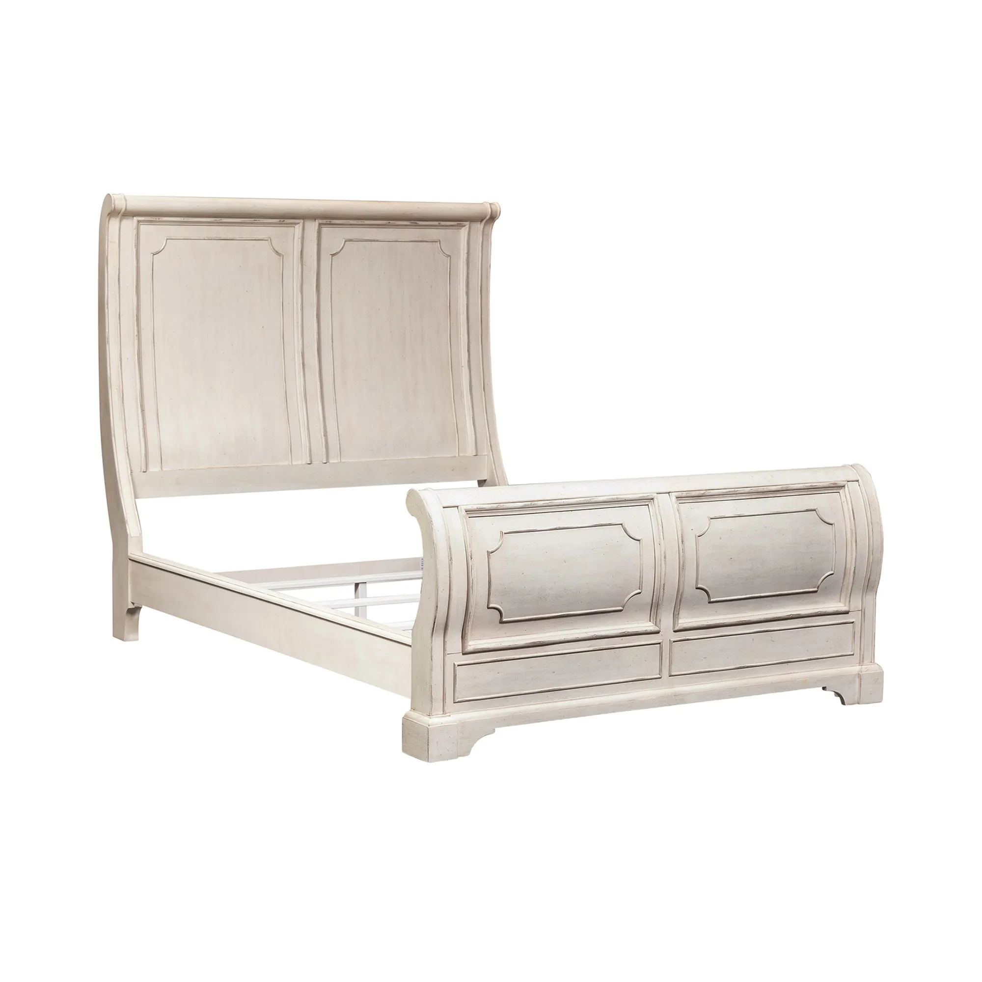 Abbey Road 455W-BR-QSLDMN Queen Sleigh Bed, Dresser & Mirror, Night Stand