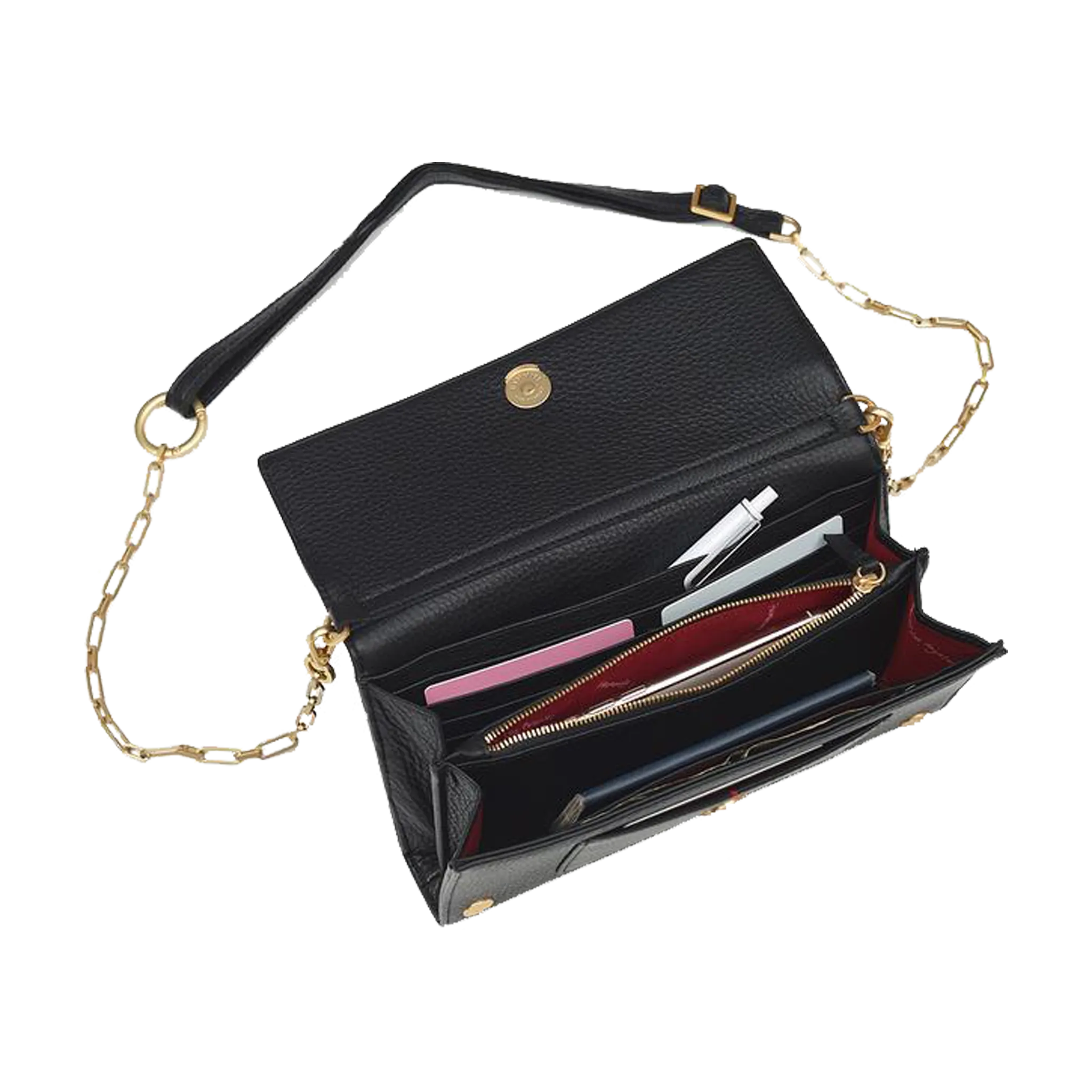 AJ Crossbody Clutch- Black - BGH Chain