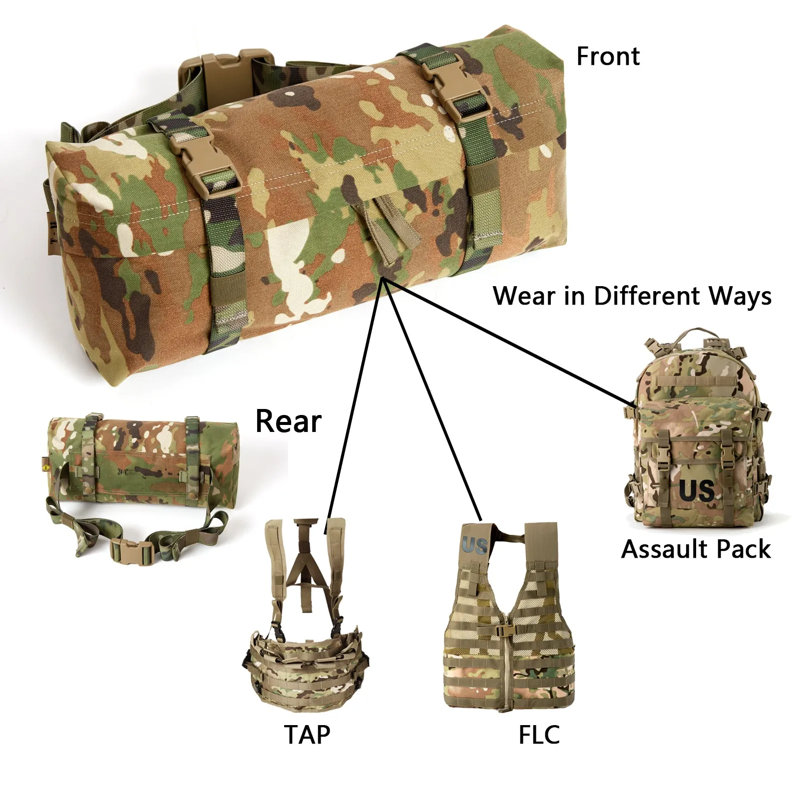 Akmax MOLLE 2 Large Rucksack with Frame OCP