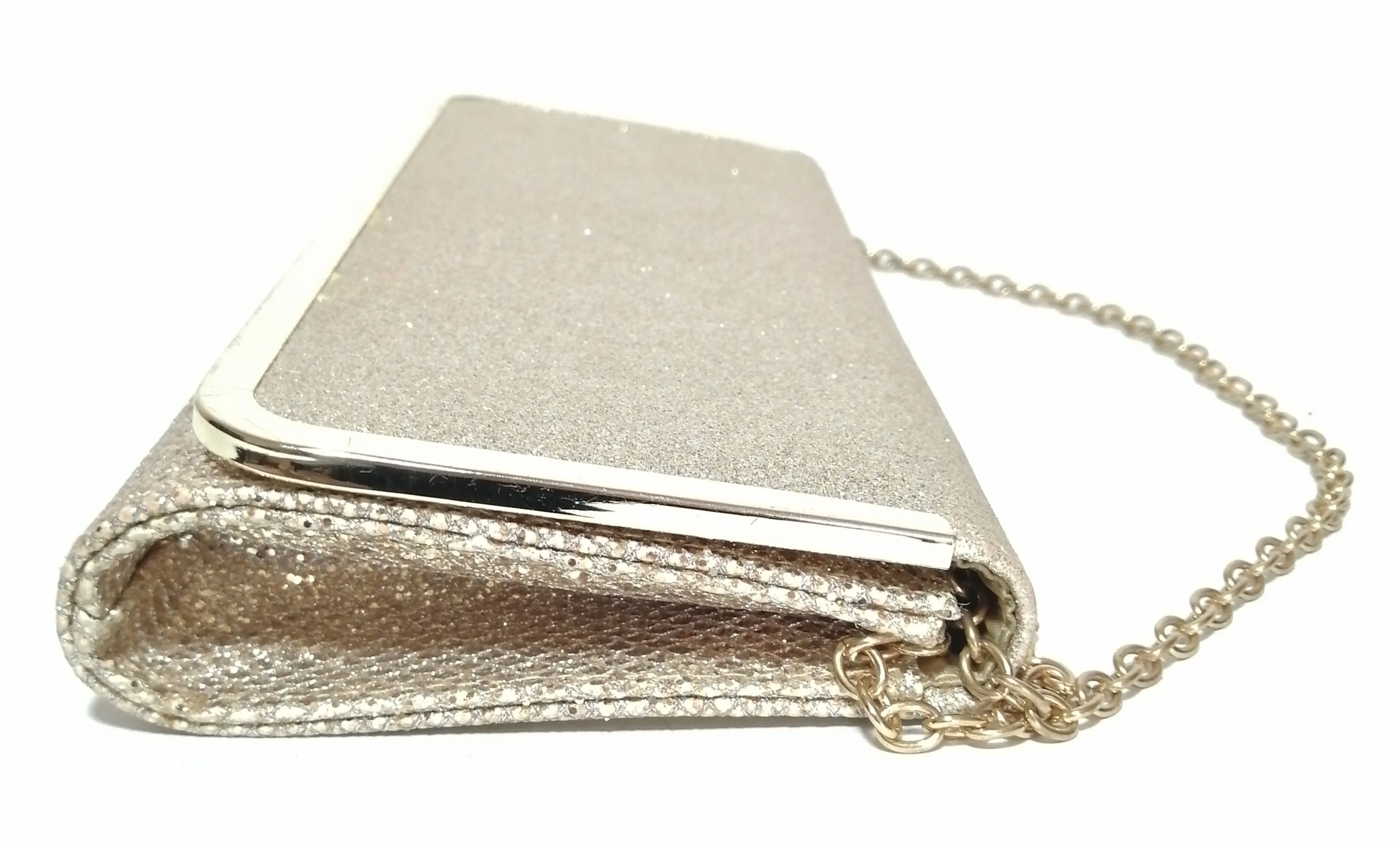 ALDO Gold Glitter Clutch | Pre Loved |