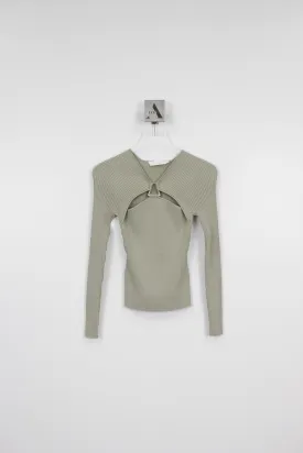 Angelina Compact Rib L/S Pullover