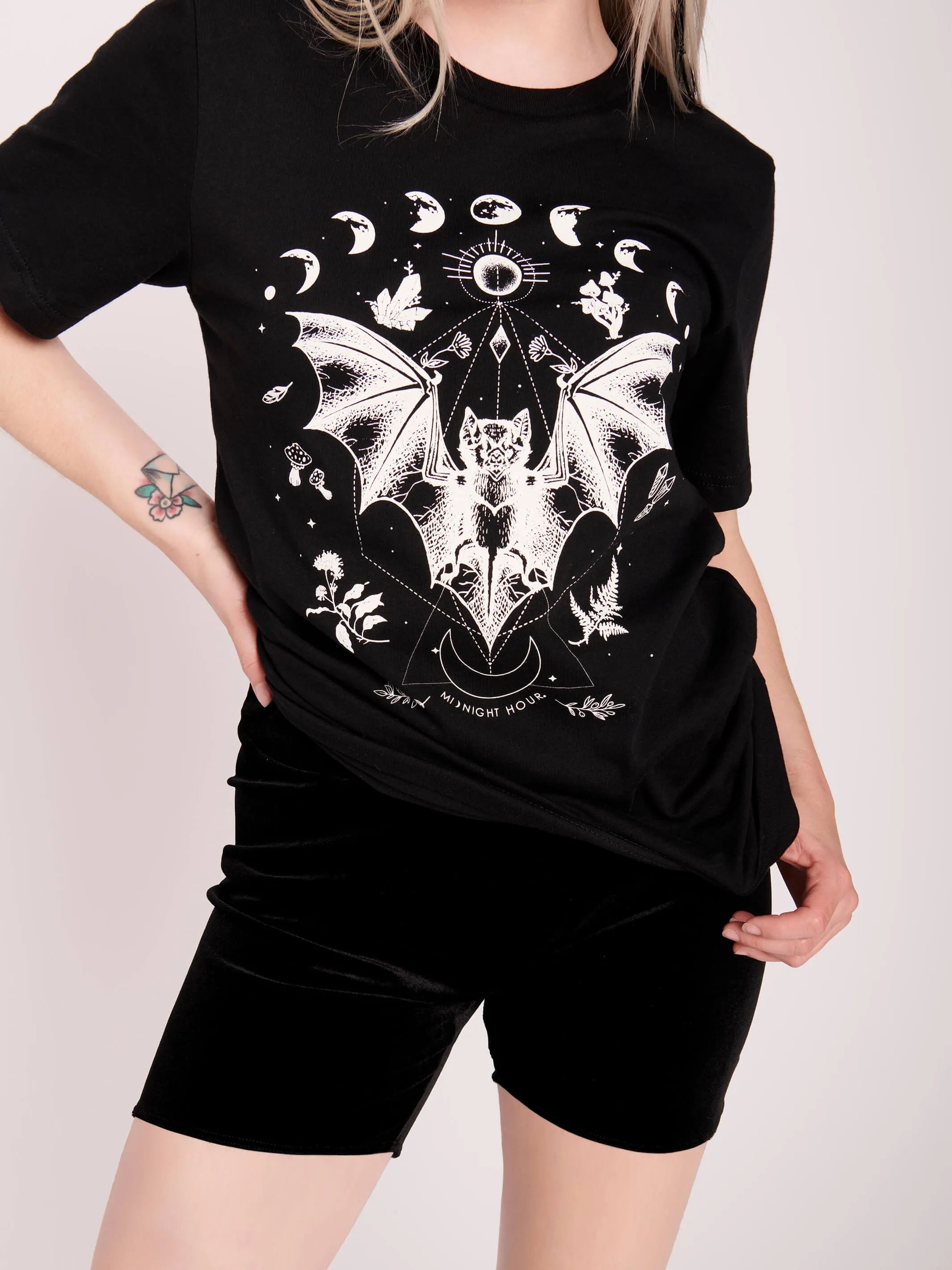 Bat Moon Phase T-shirt