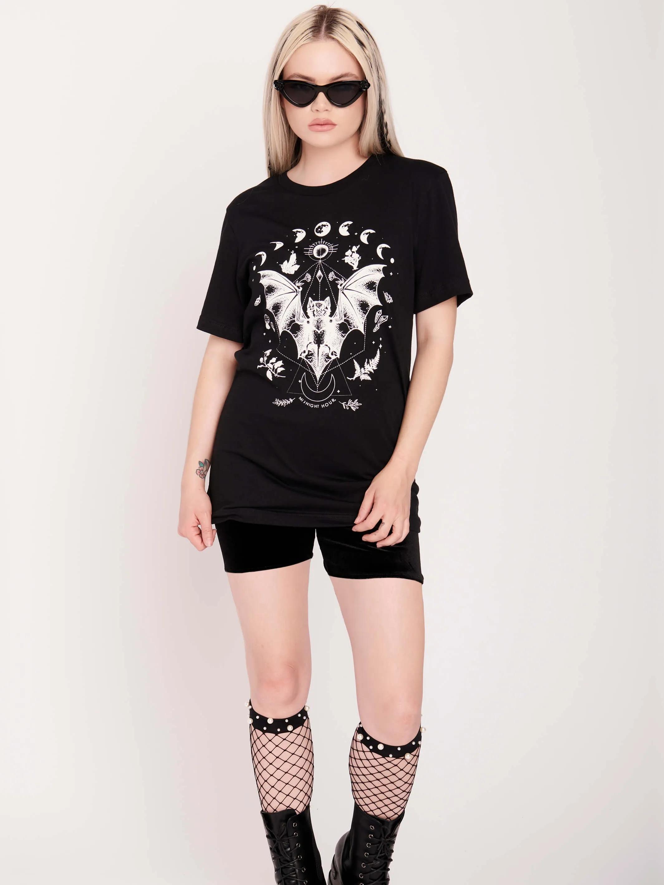 Bat Moon Phase T-shirt