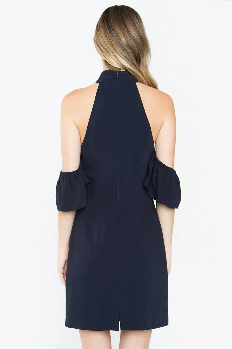 Beatnik Cold Shoulder Dress