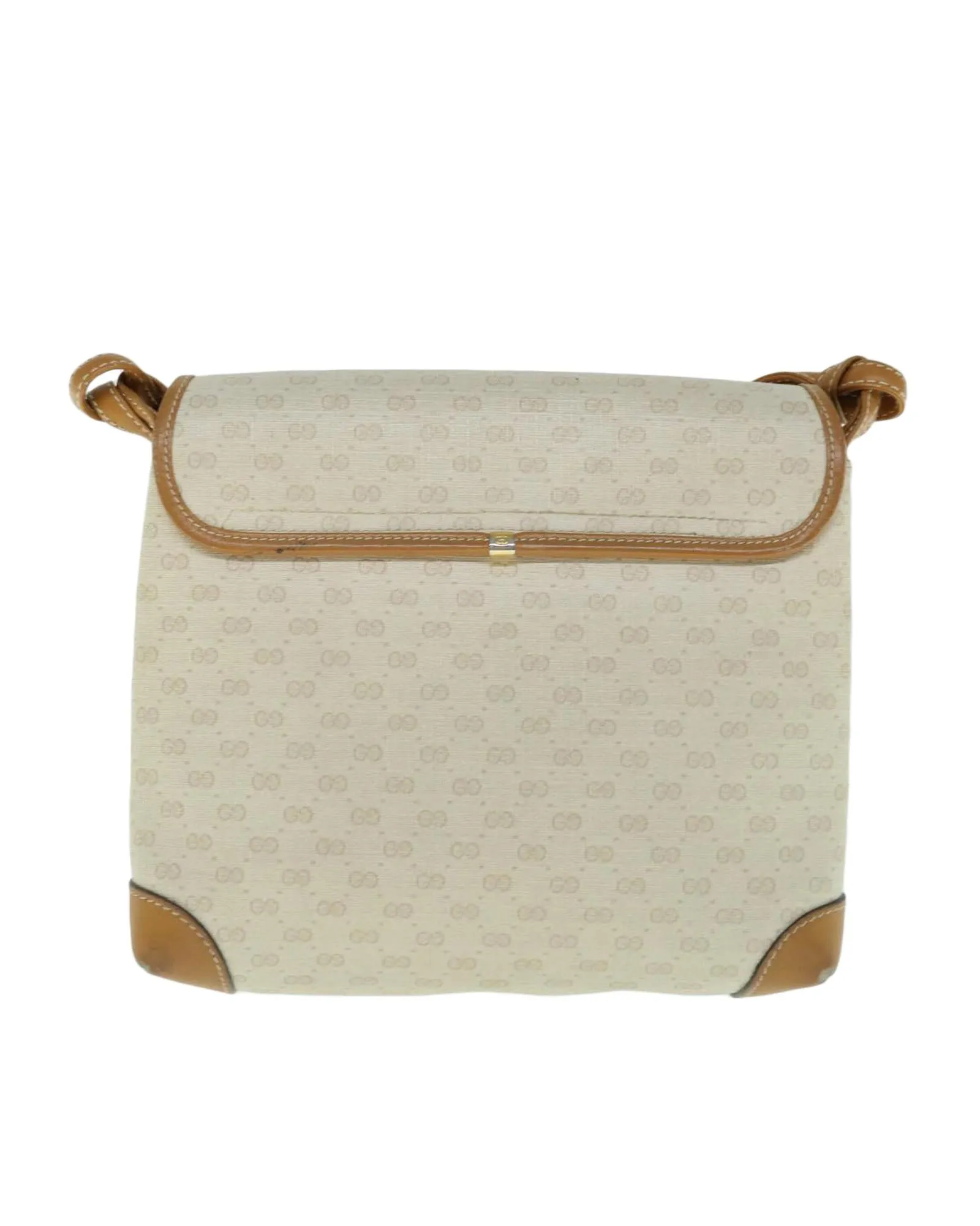 Beige Micro GG Supreme Shoulder Bag - Italian-Made Luxury Accessory