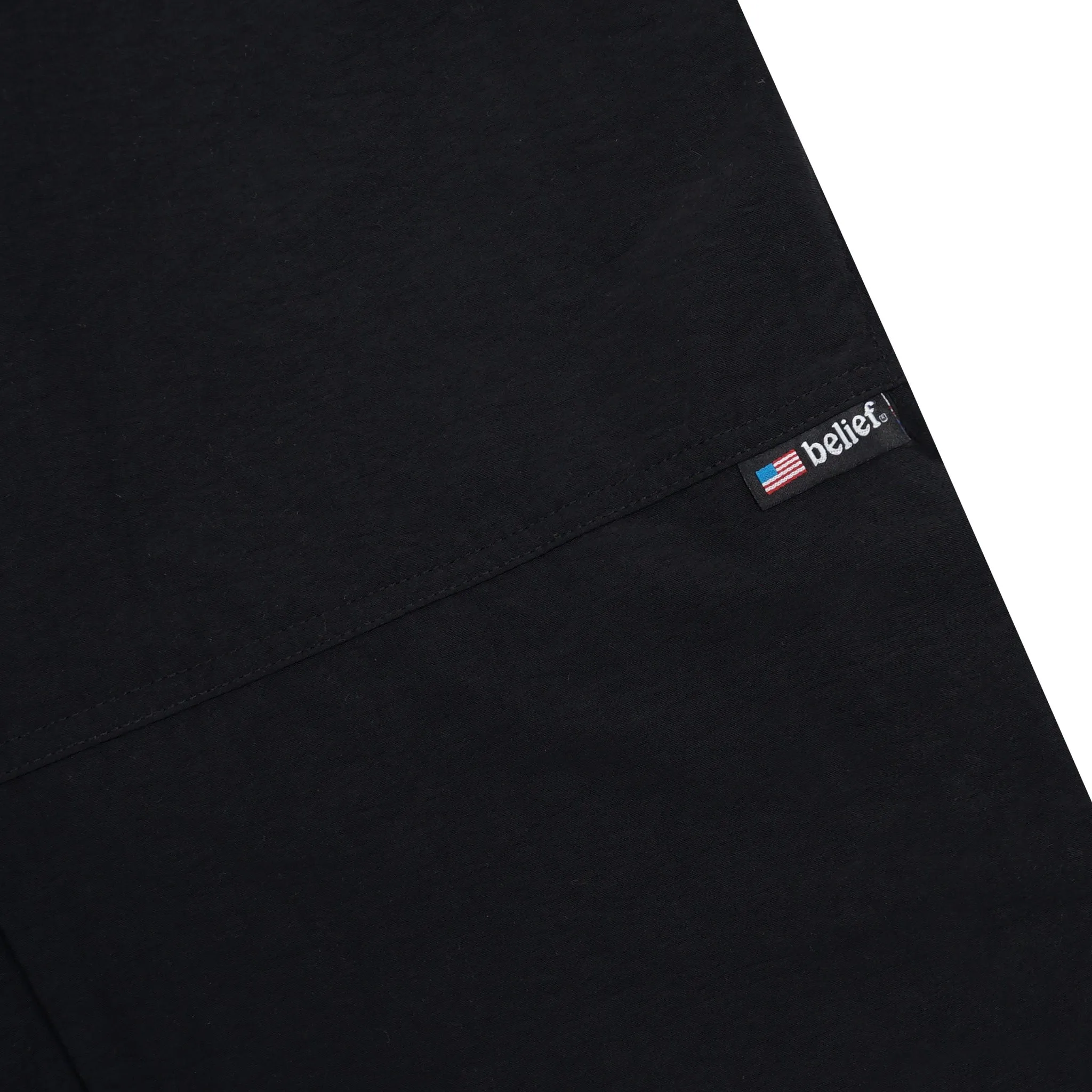 Belief NYC Nylon Vent Pant Black