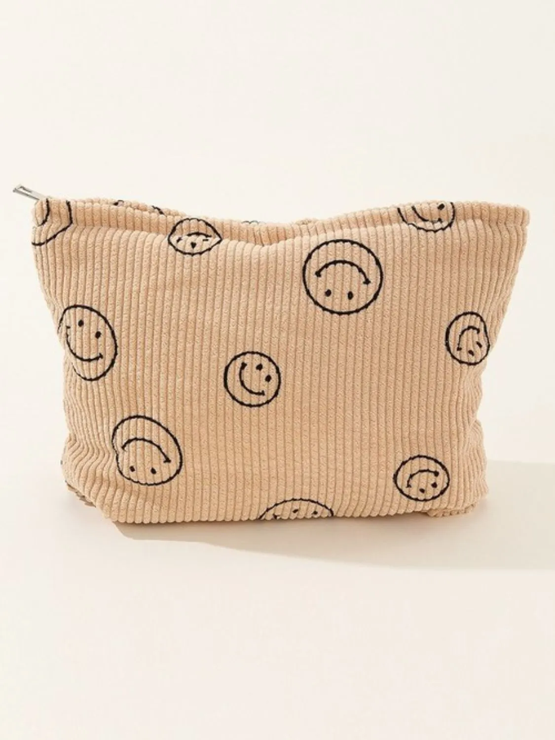 Corduroy Smile Clutch Bag