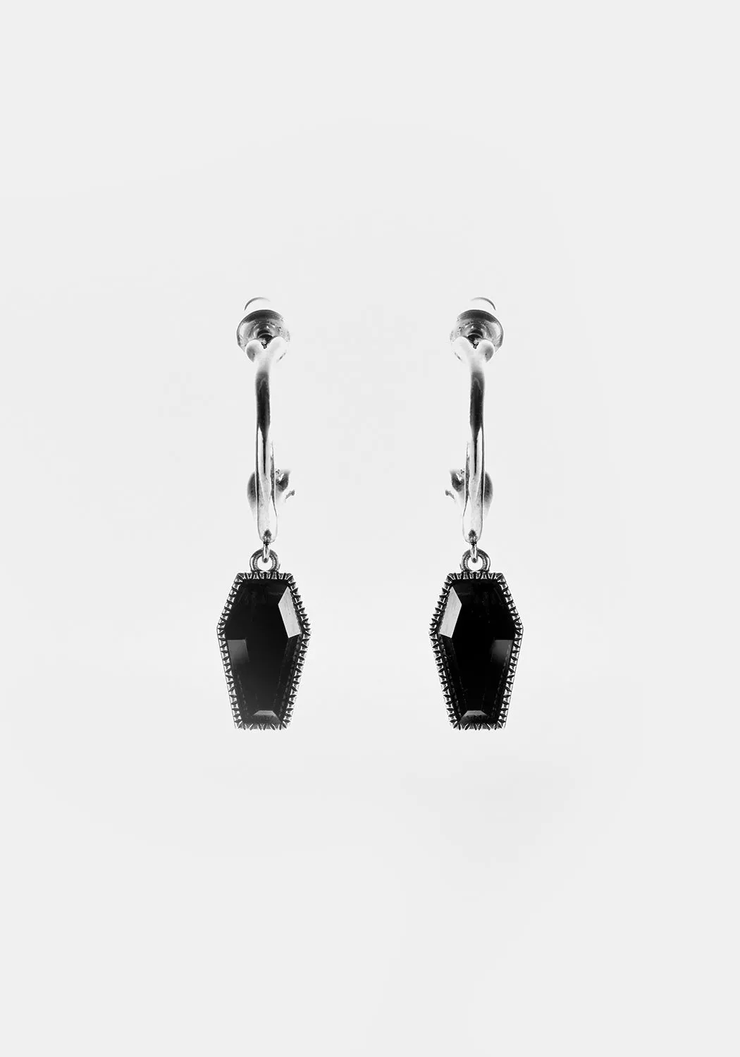 DEATH HOOP EARRINGS