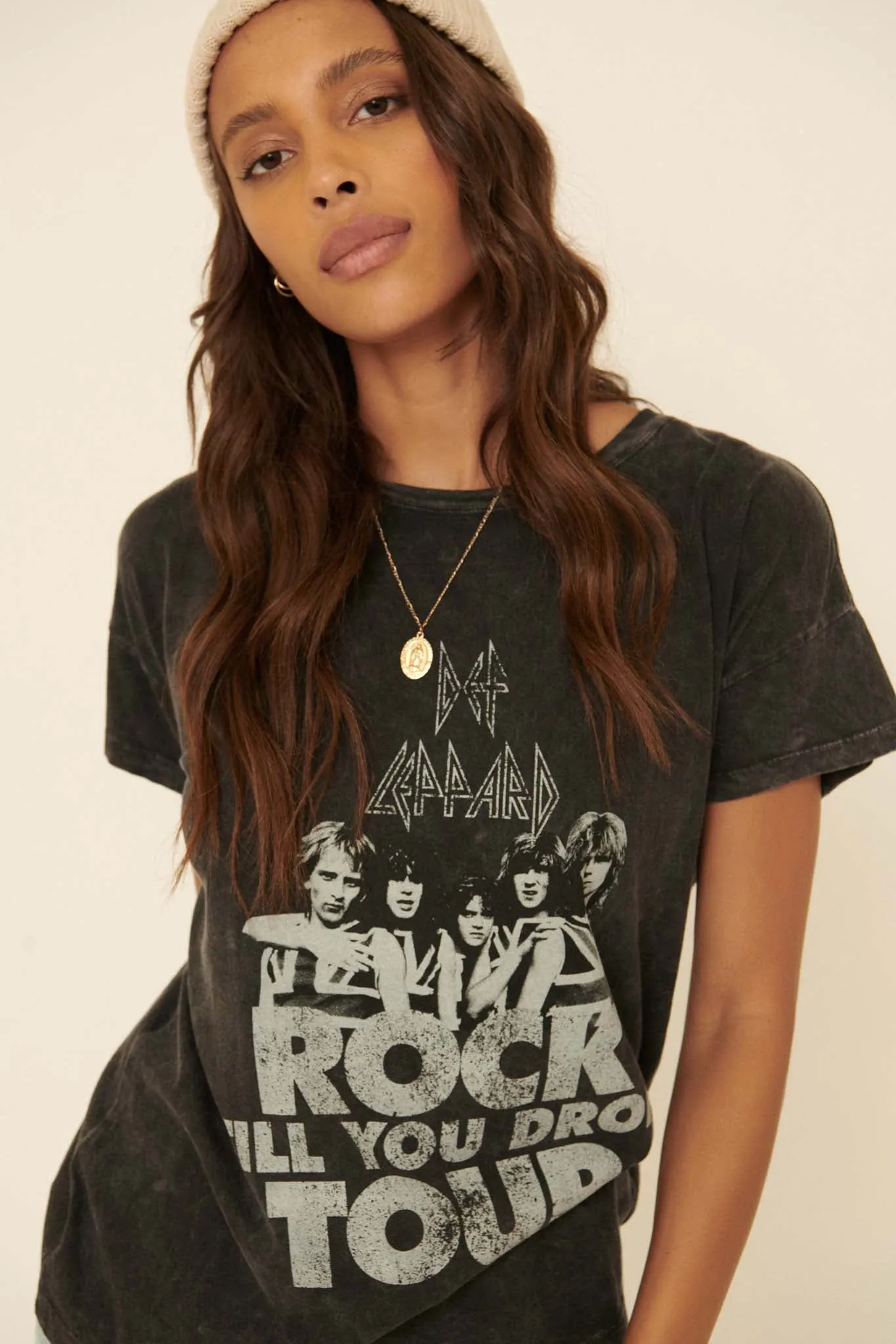 Def Leppard Rock Till You Drop Graphic Tee