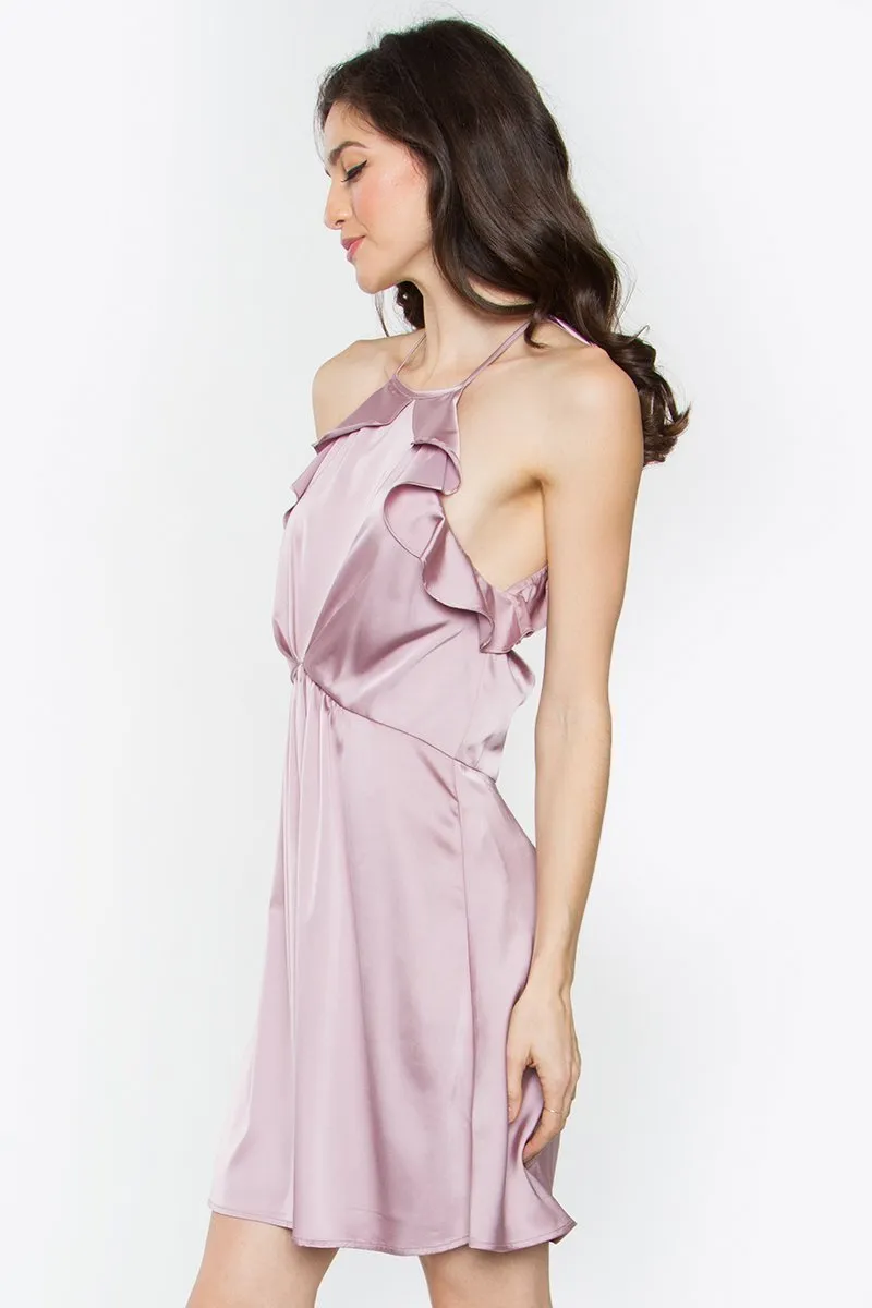 Demure Ruffle Dress