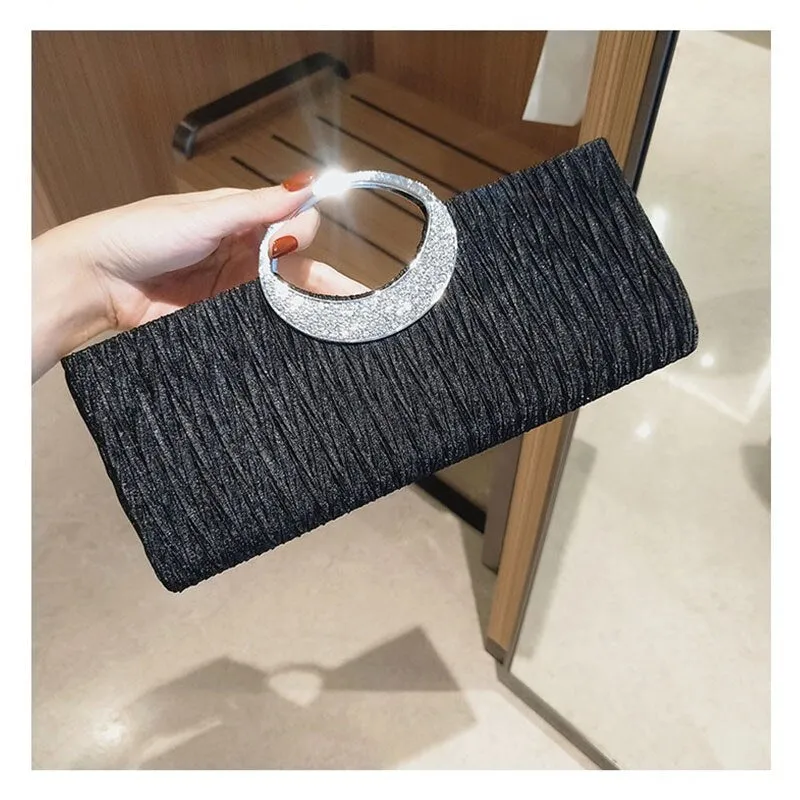 Evening Clutch with Shoulder Chain