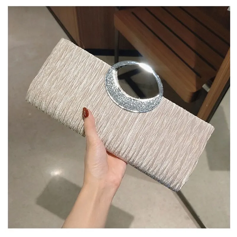 Evening Clutch with Shoulder Chain