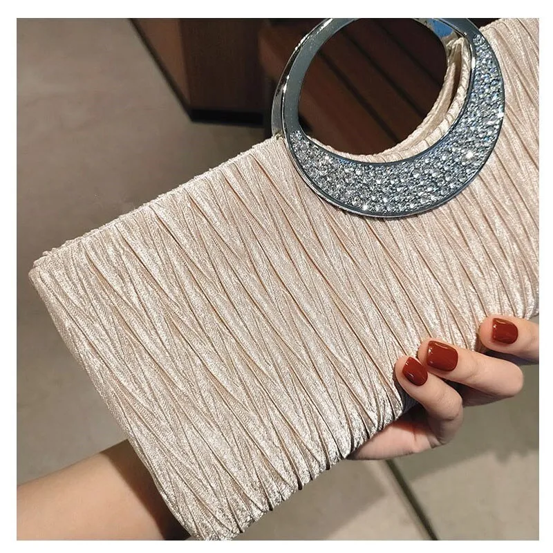 Evening Clutch with Shoulder Chain