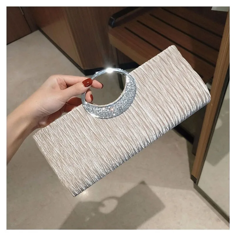 Evening Clutch with Shoulder Chain