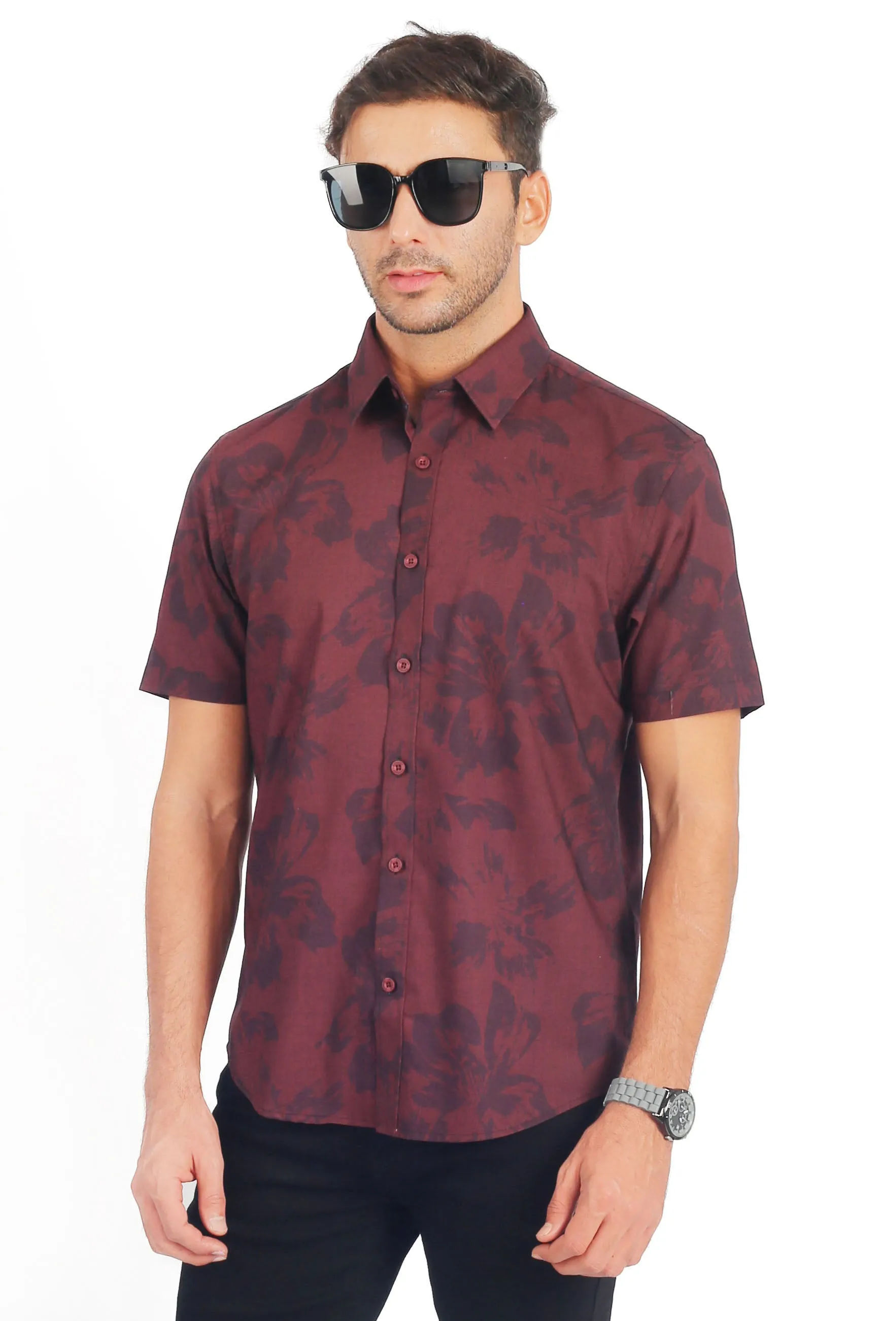 EXHAUST SHORT SLEEVE SHIRT [SEMI FIT] 1699