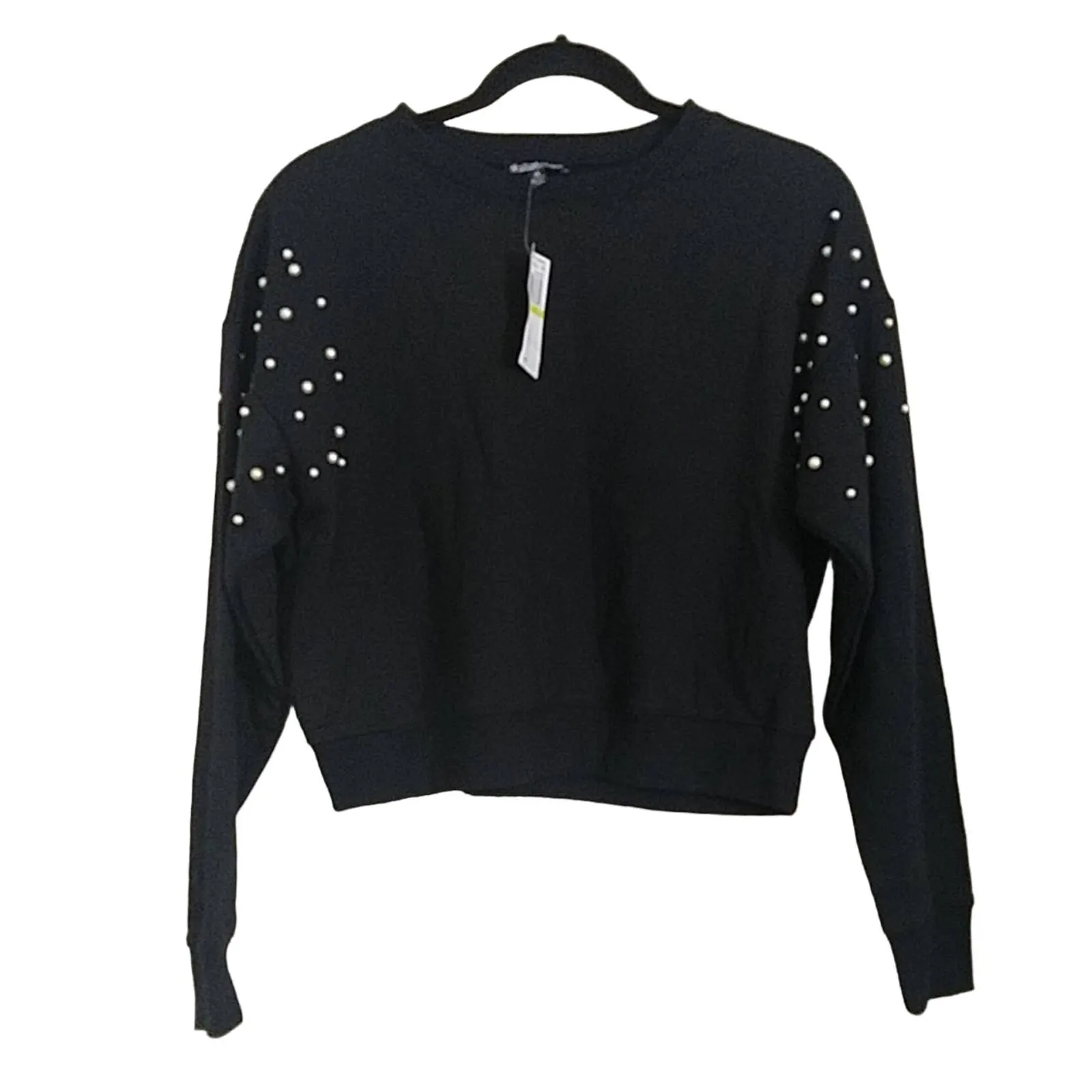 Freshman Oversized Imitation Pearl Sweatshirt M