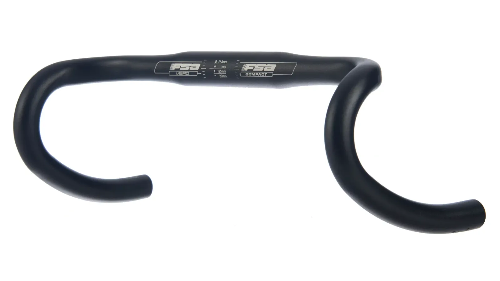 FSA Vero Compact Road Bar - Black - 31.8mm - 420mm