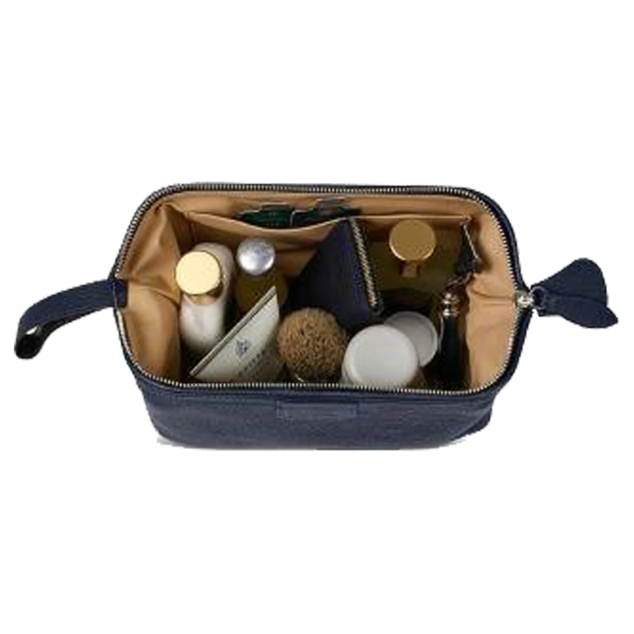 Gentleman's Wash Bag Nappa Blue