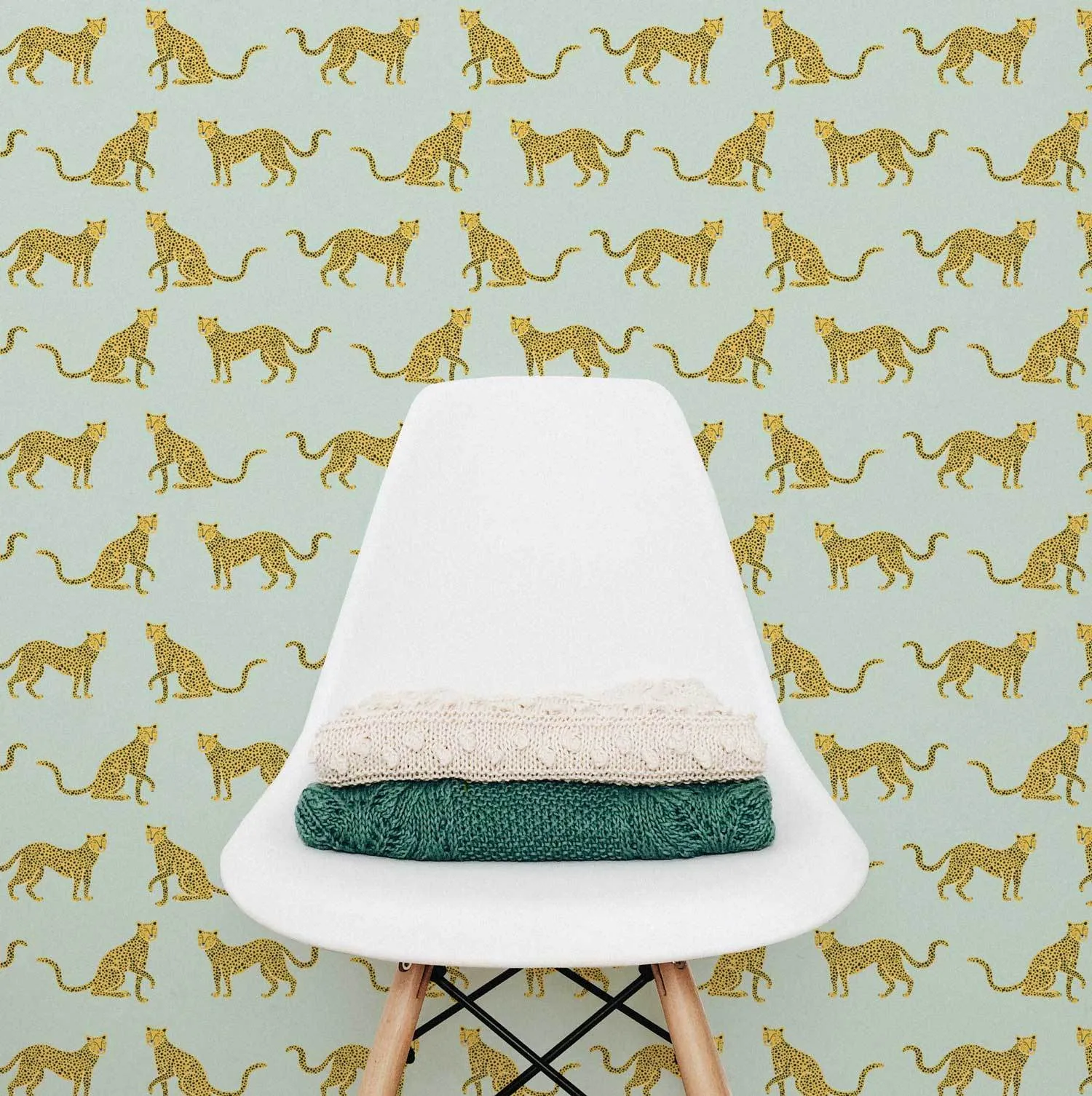 Green Leopard Wallpaper