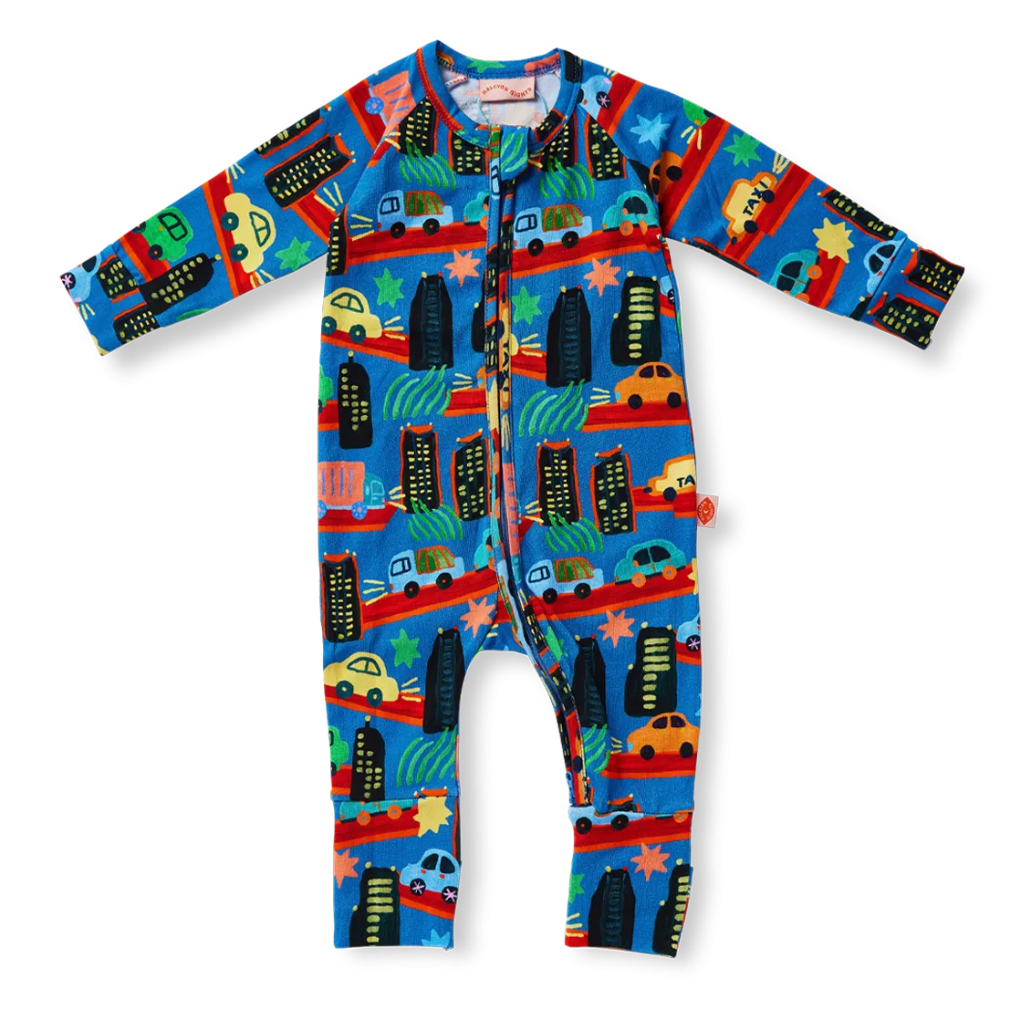 Halcyon Nights Long Sleeve Zipsuit - Seoul City