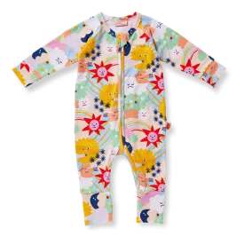 Halcyon Nights Long Sleeve Zipsuit - We Live In The Sky