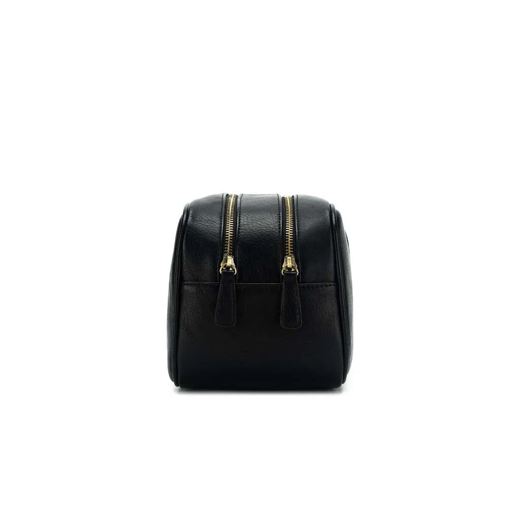 Hugo Wash Bag Black & Cream Stripe