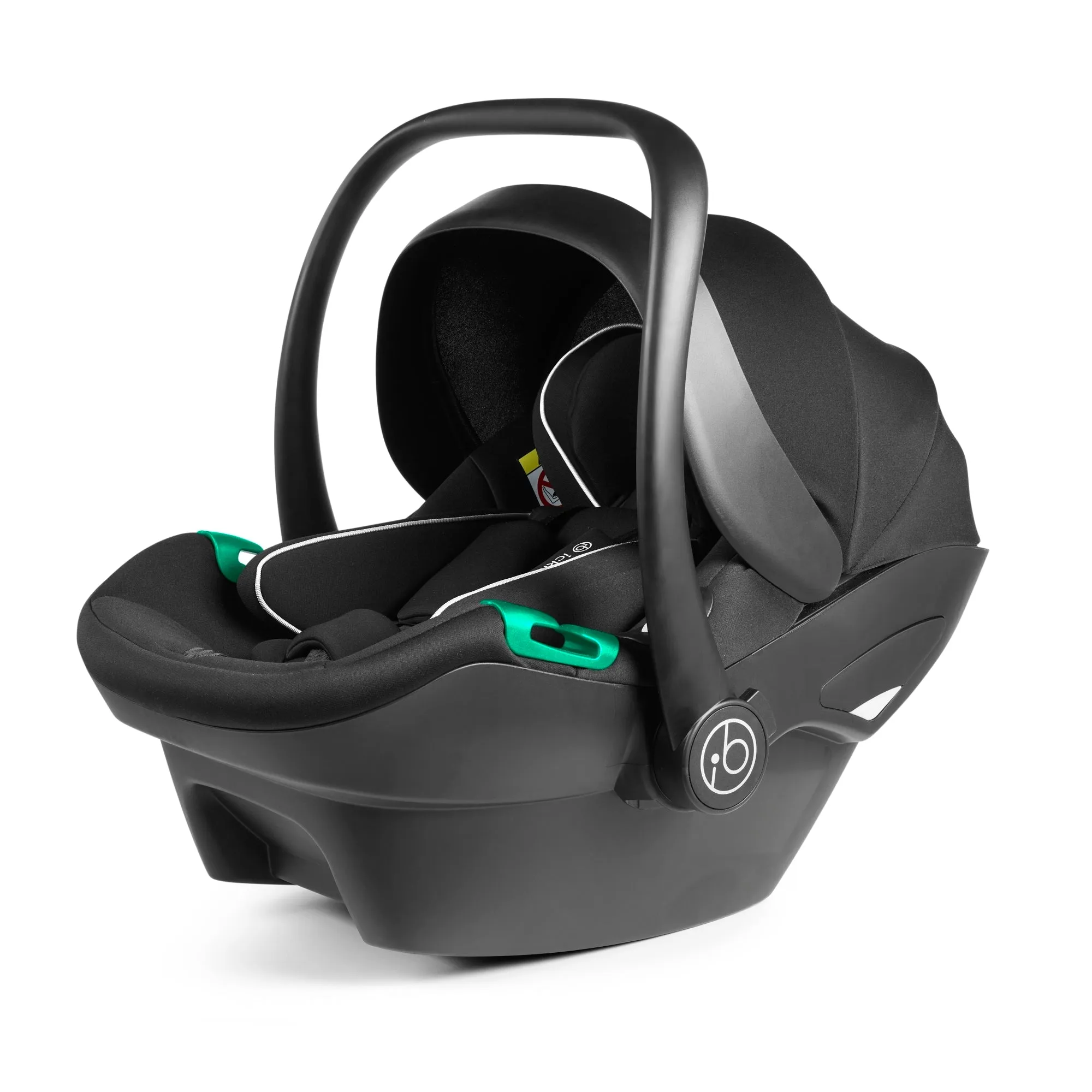 Ickle Bubba Stomp Luxe All-in-One I Size Travel System With Isofix Base (Stratus) Midnight on Black