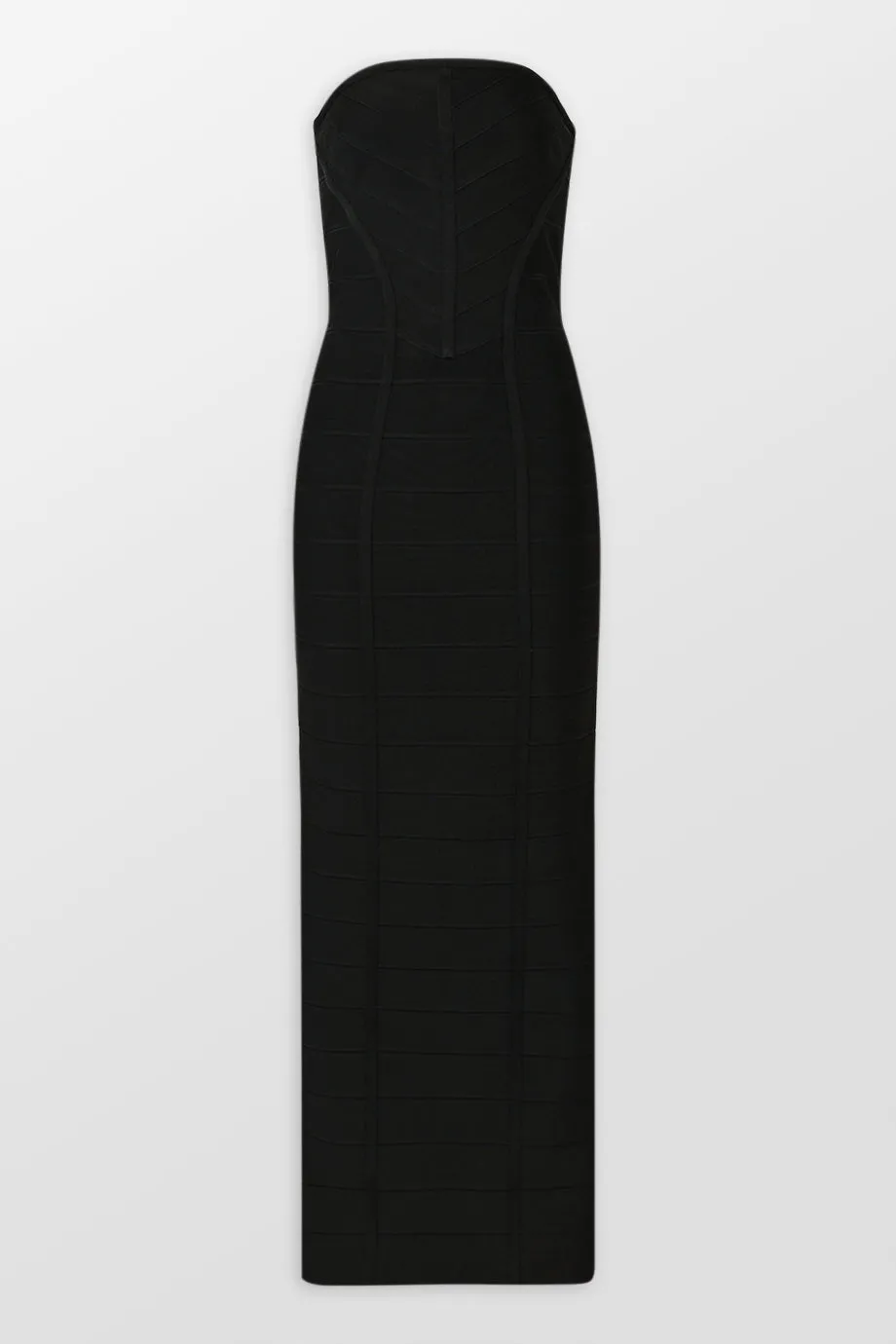 Icon Chevron Bustier Gown