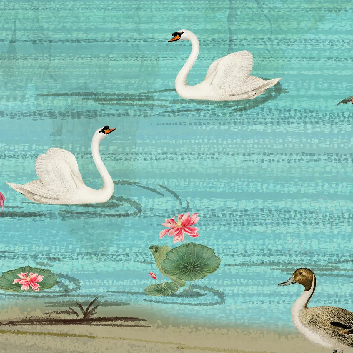 Indian Peacock Traditional Theme Wallpaper for Rooms