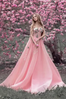 Kateprom Chic A-line Off The Shoulder Floor Length Amazing Wedding Dress for Sale KPW0608