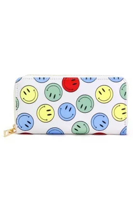 LOA381 Smily Face Clutch Wallet