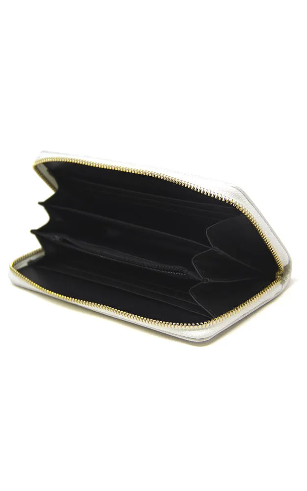 LOA382 Crowd Smily Face Clutch Wallet