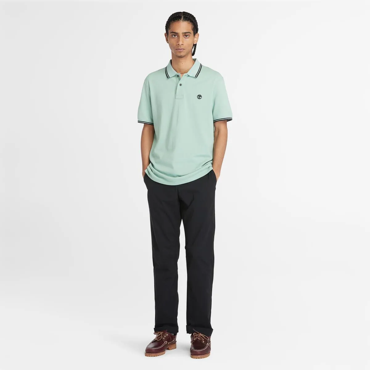 Men's Millers River Tipped Pique Polo