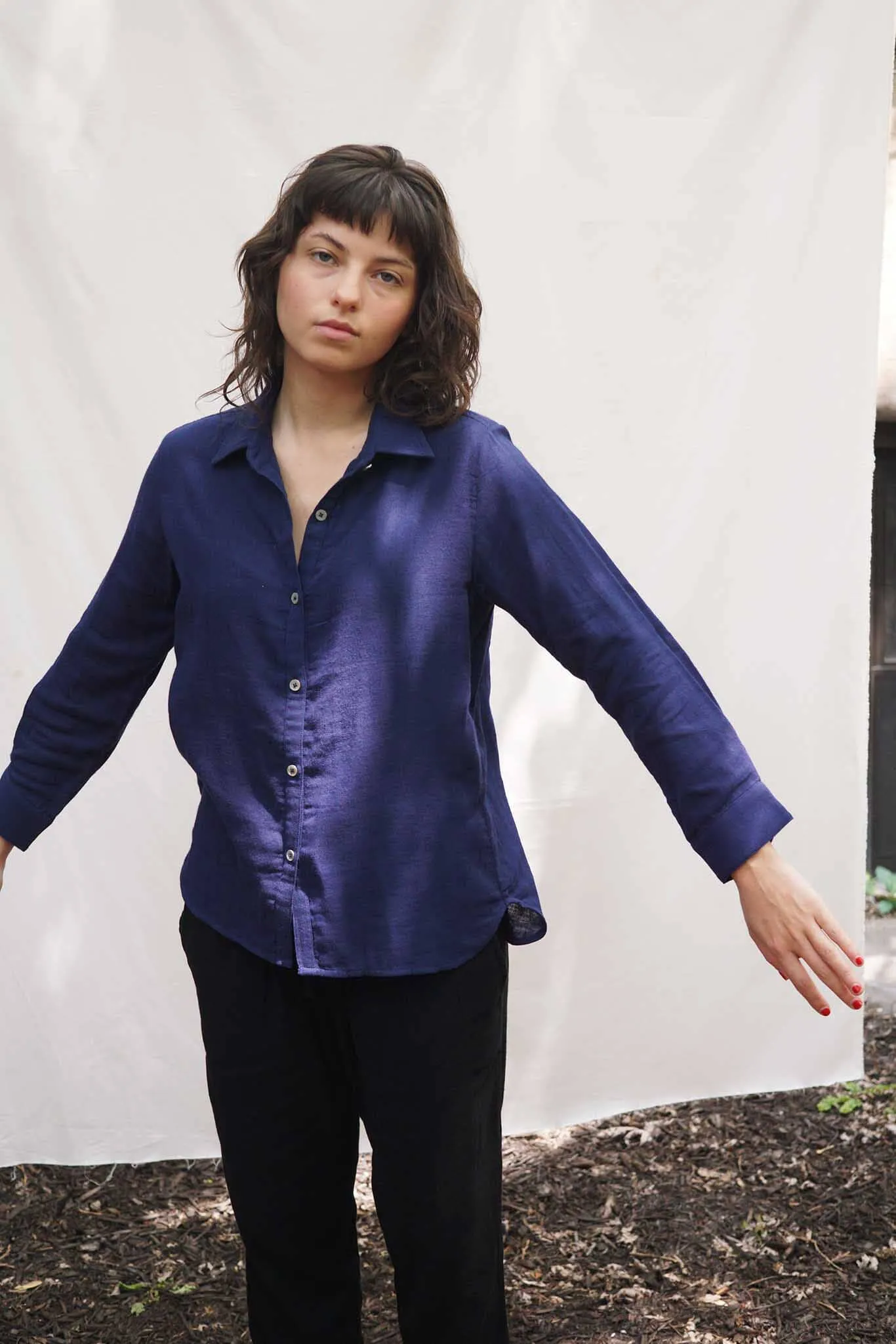 M.PATMOS Leroy Shirt - Navy