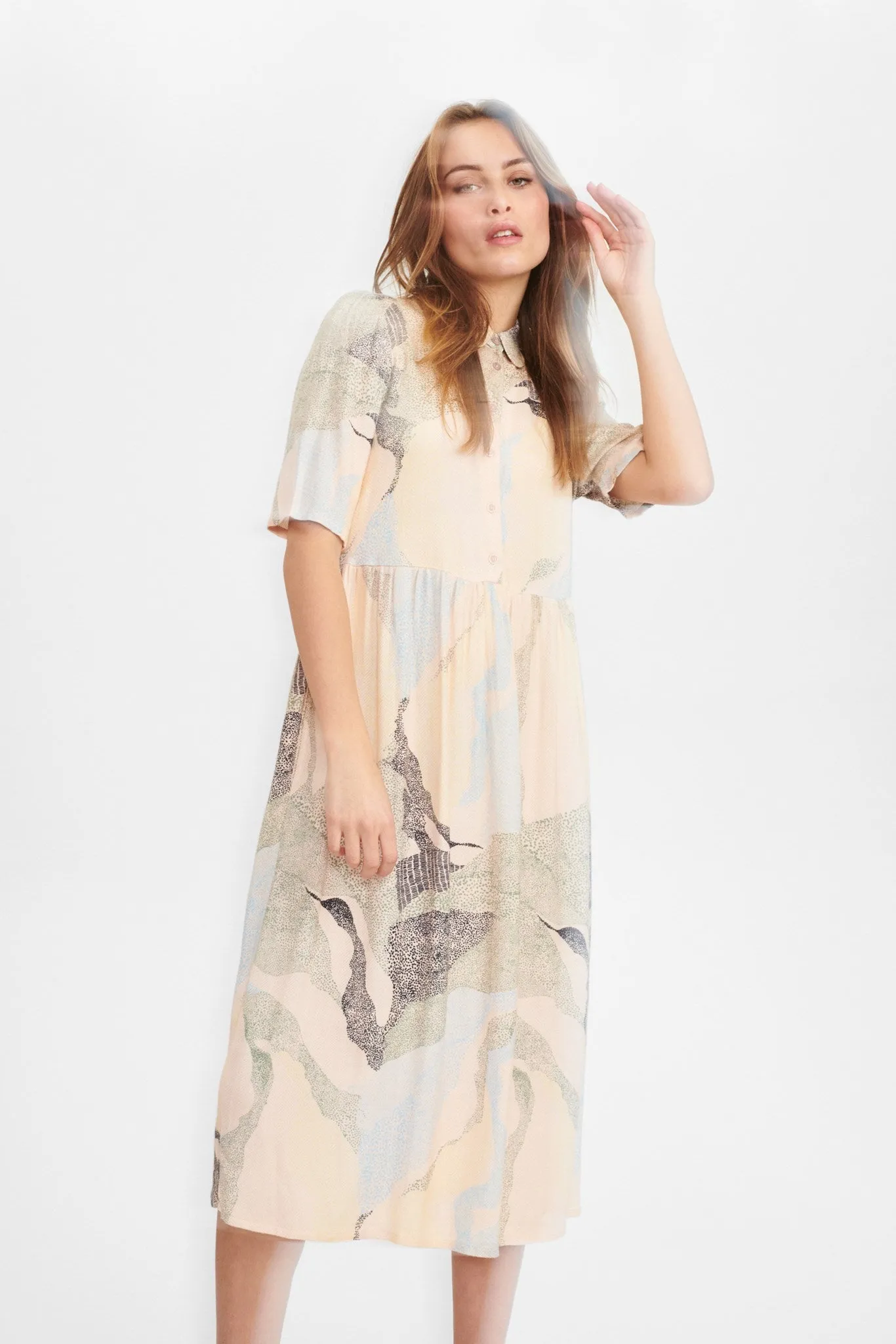 NUBOLETTE DRESS - Evening Sand