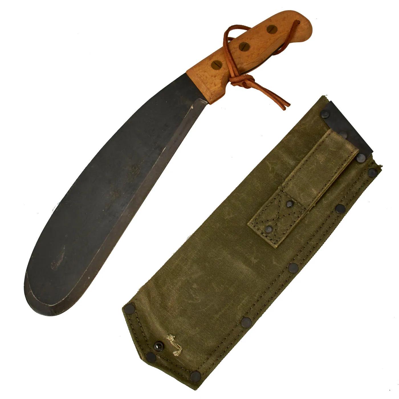 Original U.S. Vietnam War Special Forces Counter Insurgency Support Office Bolo Machete - Banana Knife