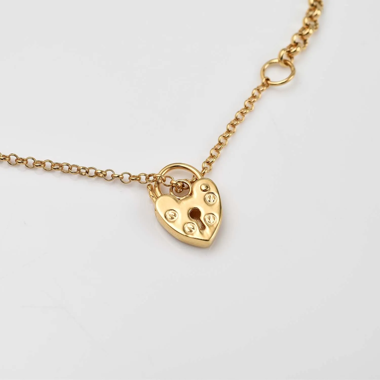 Ouro Love Locked 9K Gold Bracelet