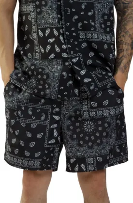 Paisley Nylon Short