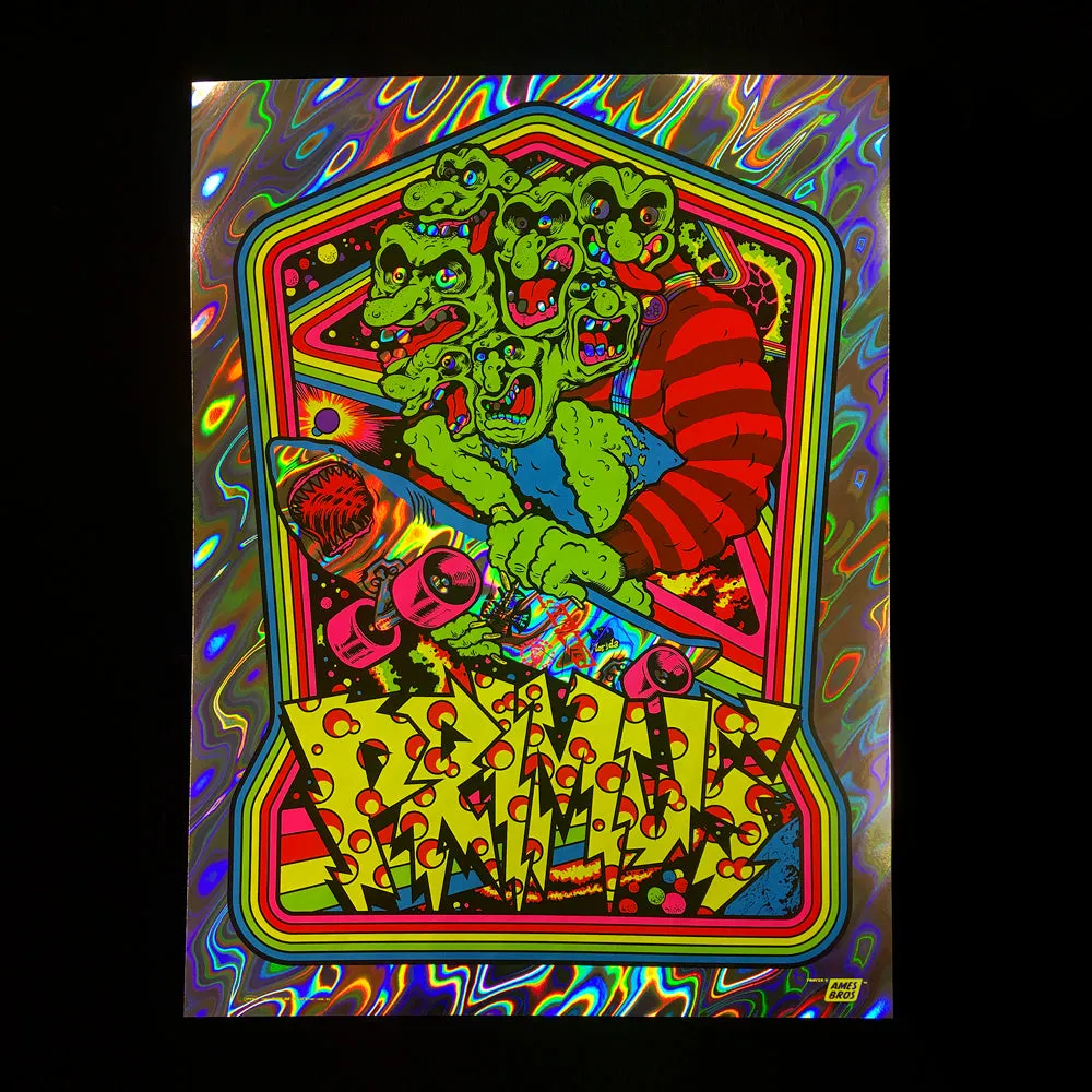Primus 2017 Clearwater Poster - Holographic Rainbow Foil Edition