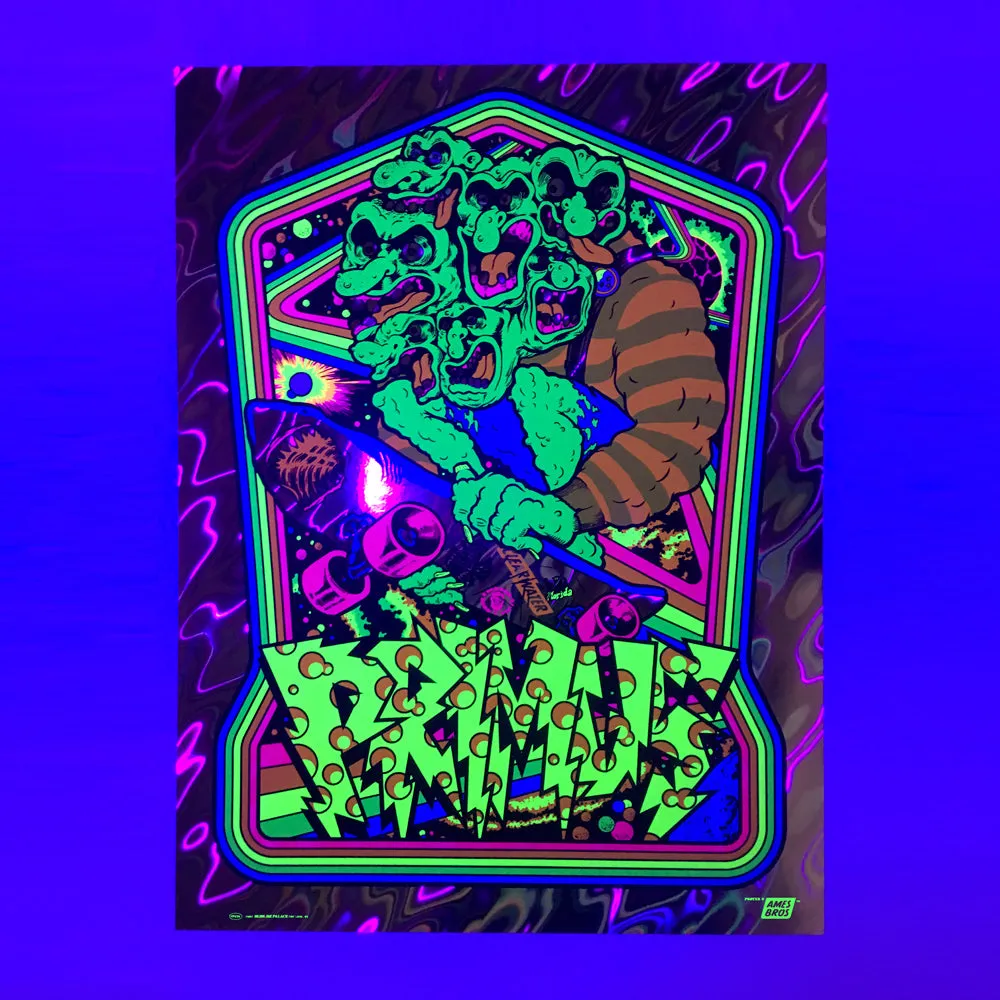 Primus 2017 Clearwater Poster - Holographic Rainbow Foil Edition