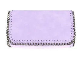 Vegan Leather Clutch With Detachable Chain
