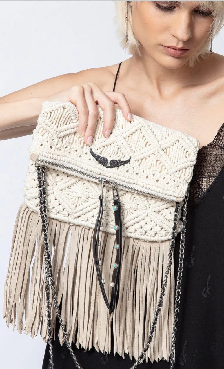 Zadig & Voltaire rock fringes -macrame