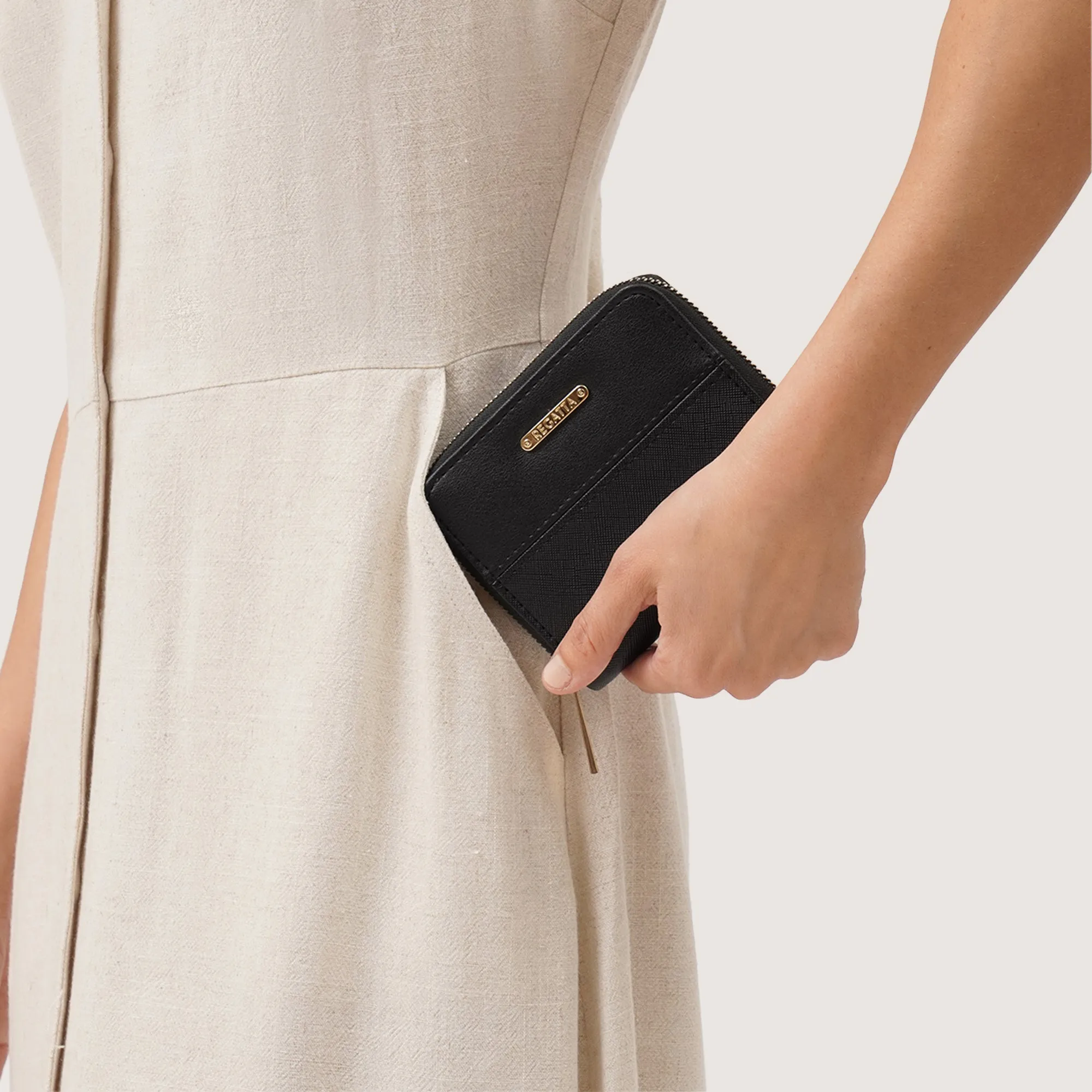Zipped Compact Wallet